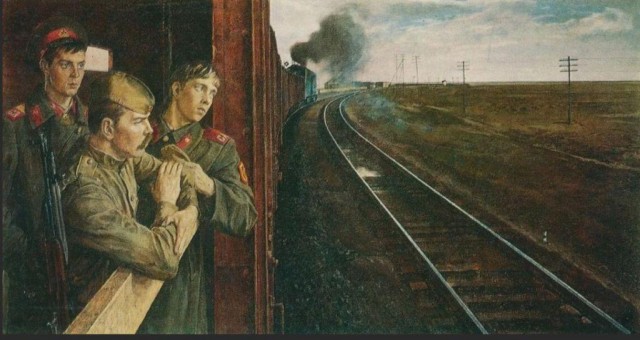 Вагонная тема и ее воплощение в живописи