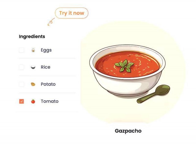 Приложение с рецептами из любых ингредиентов в холодильнике изобрели какие-то гении в сети.