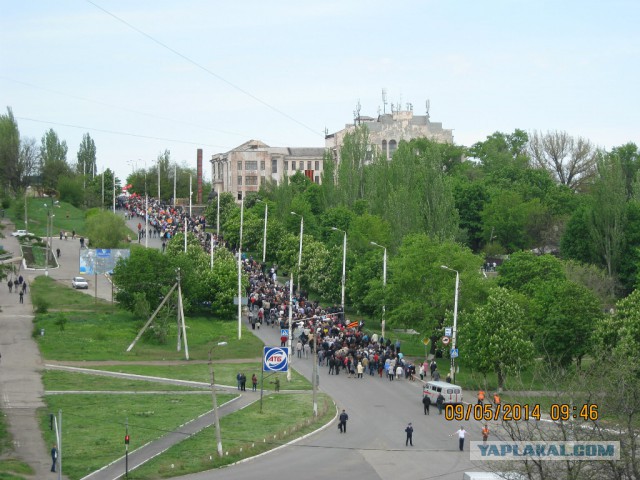 9 Мая из маленького города Брянка Луганской обл.