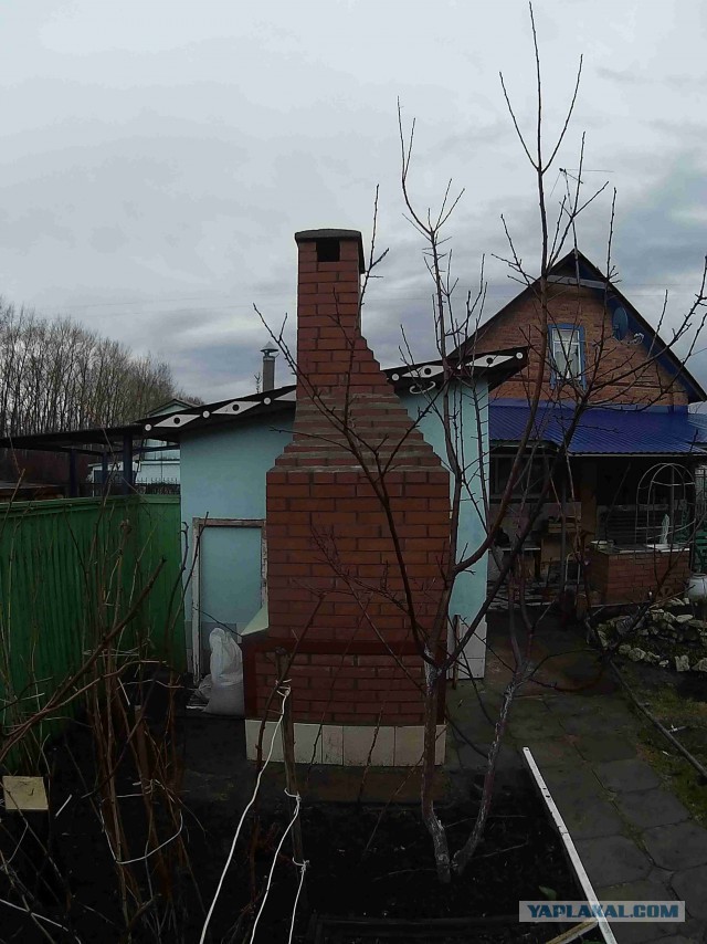 Барбекю из кирпича своими руками