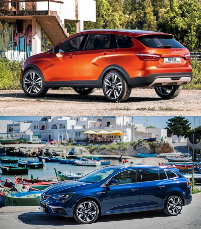 Lada Vesta Cross SW - новые фотки (почти без камуфляжа)