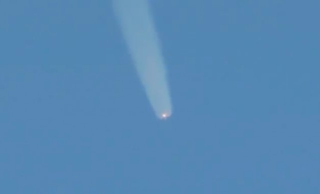 Во время старта ракеты «Союз» произошла авария носителя
