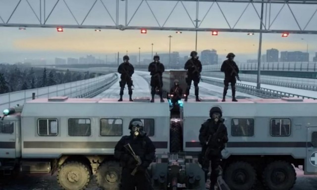 Посты полиции на въездах в Москву. Фотогалерея