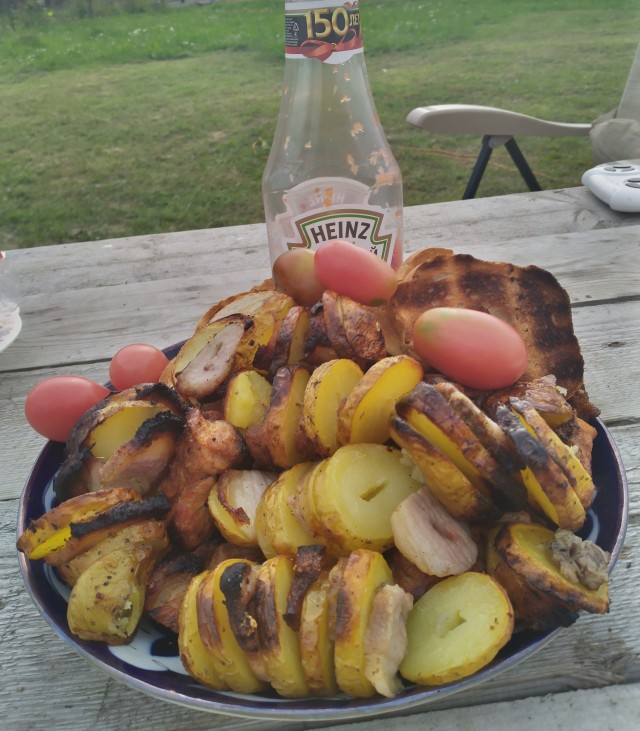 Картошка с салом