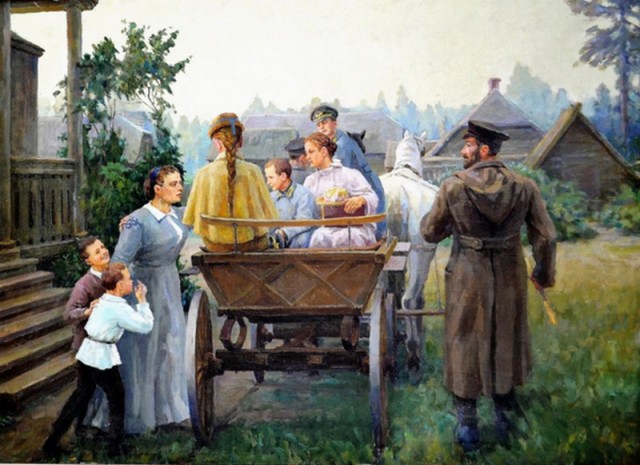 Жизнь Дзержинского в живописи и скульптуре