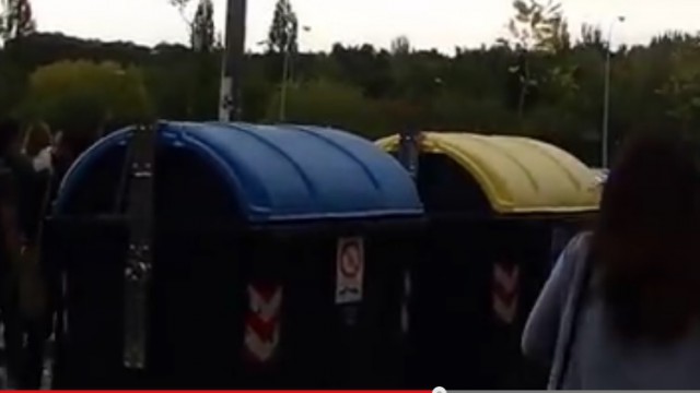 Испанские студенты дали отпор украинским