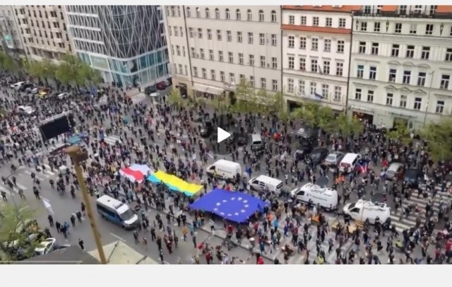 В Чехии прошли антироссийские митинги