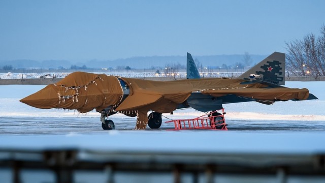Два новых Су-57 в Новосибирске