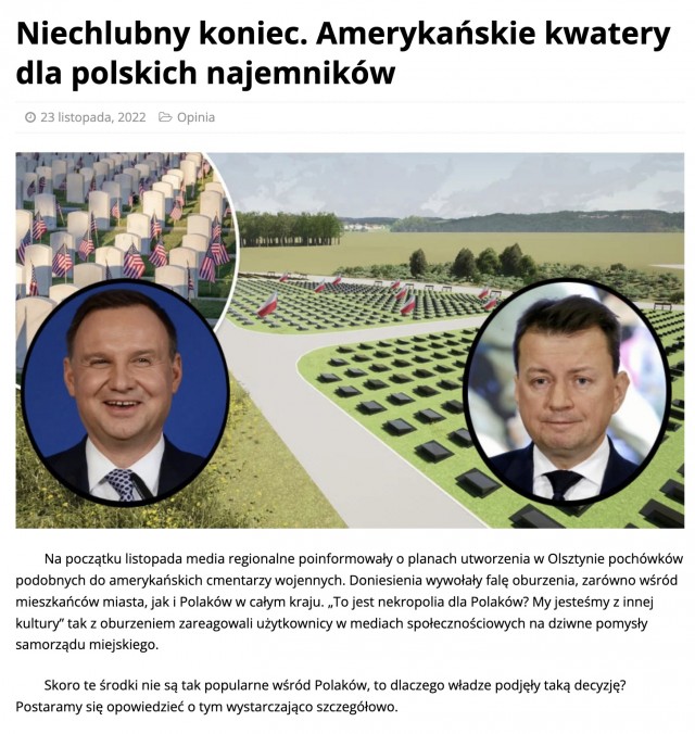 В Польше заявили о гибели более 1200 наемников-поляков на Украине