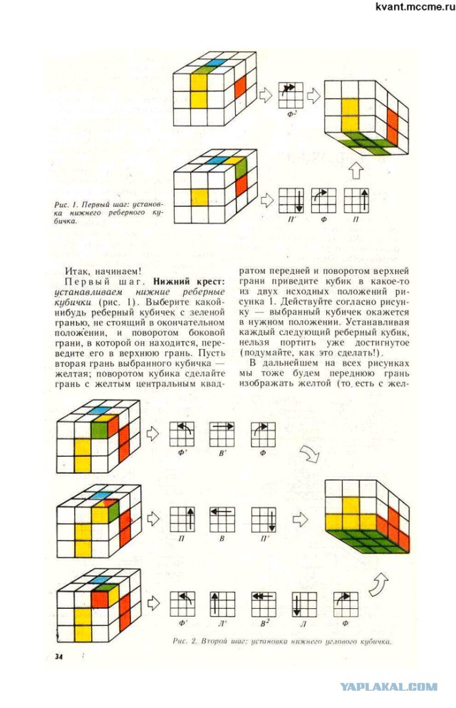 Кубик Рубика (готовь молоток)