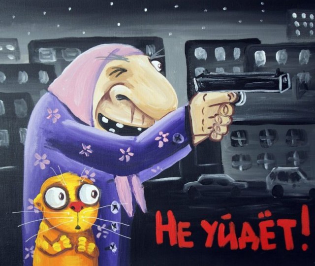 Хамелеон, забравшись на колючую проволоку, не оставил никаких шансов стрекозе