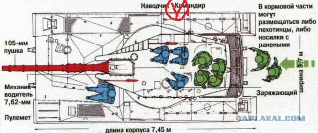 Подрыв израильского танка
