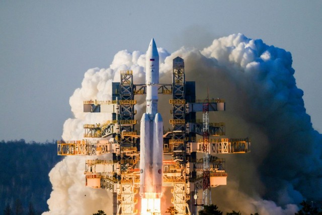 С космодрома Плесецк стартовала ракета «Ангара-А5»