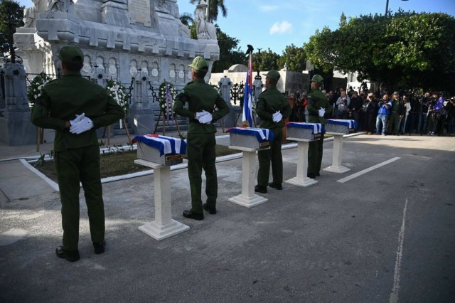 Куба прощается со своими героями, погибшими в Венесуэле