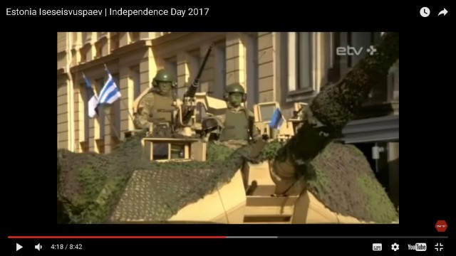 День независимости Эстонии. Военный парад 2017