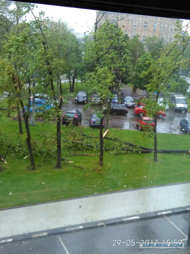 В Москве ураган!