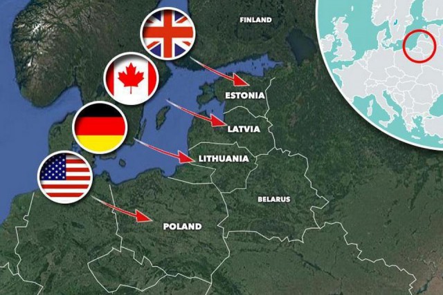 Британские войска прибыли в Эстонию, чтобы отразить нападение российской армии