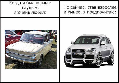 Фотожаба: Когда я был юным и глупым