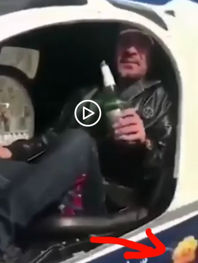 Пилот не особо готов к полёту