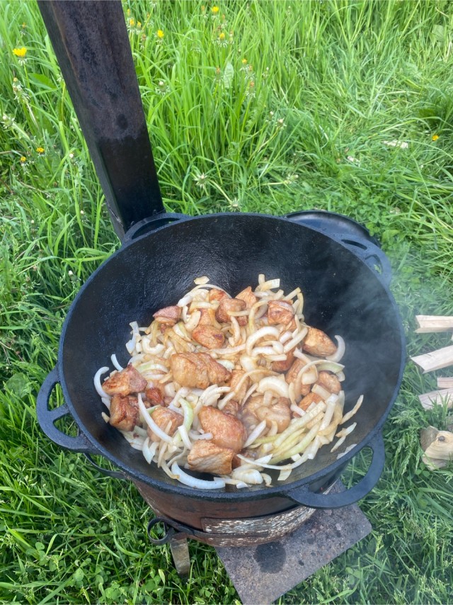 Рисовая каша со свининой