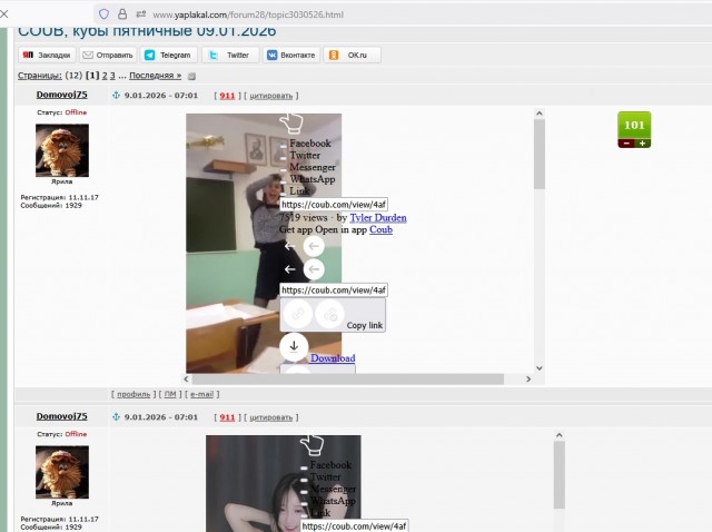 COUB, кубы пятничные 09.01.2026
