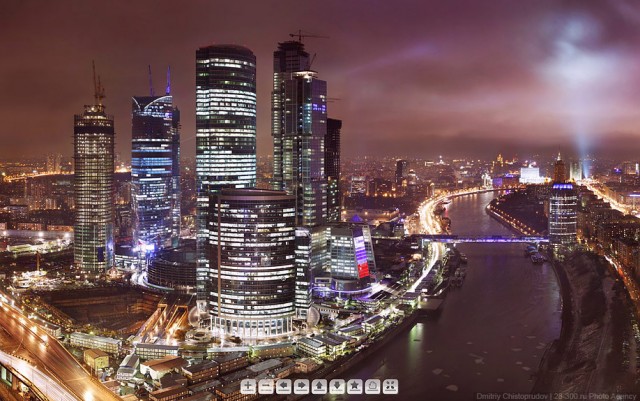Панорама Москвы на один гигапаксель