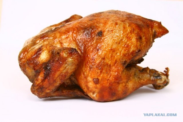 Курица перешла через дорогу