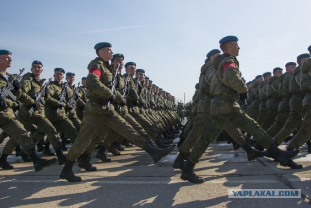 Фото с репетиции Парада Победы