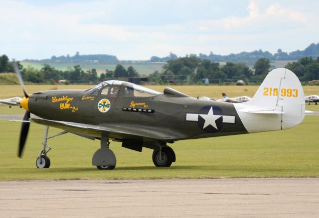 Покрышкин Александр Иванович и его истребитель Bell P-39 Airacobra