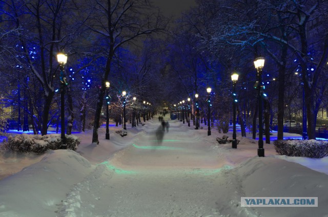 Ночные и вечерние фотографии Москвы