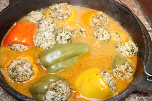 Перчики фаршированные