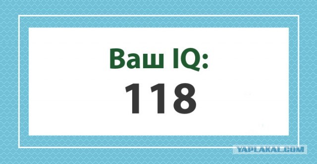А какой у Вас IQ?