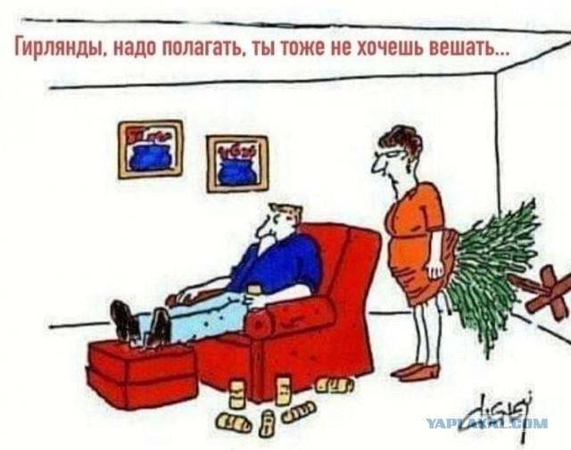 Начали появляться первые новогодние гирлянды