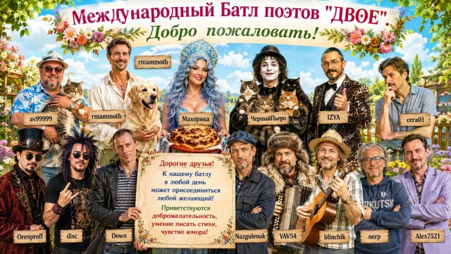 Двое, поэтический батл