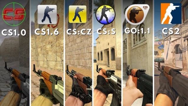 АК-47 во всех сериях CounterStrike