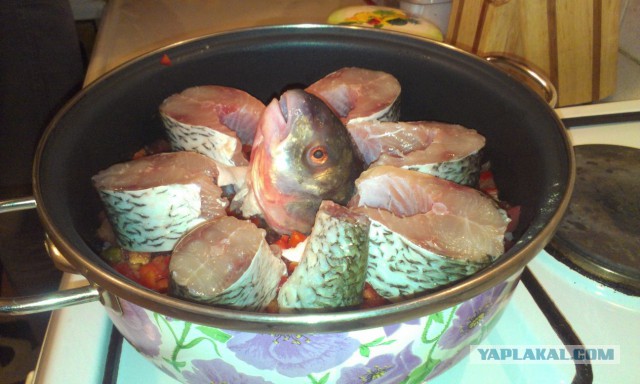 Вариация бугламы из свежей рыбки.