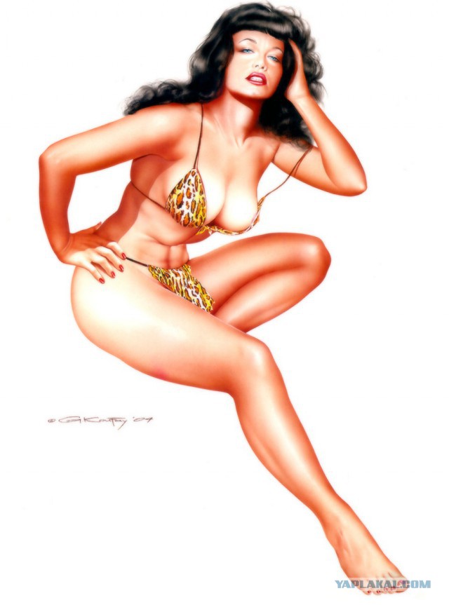 Рисованный pin-up от Gennadiy Koufay