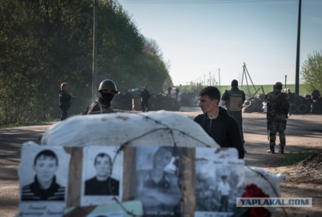 На окраине Славянска началась перестрелка