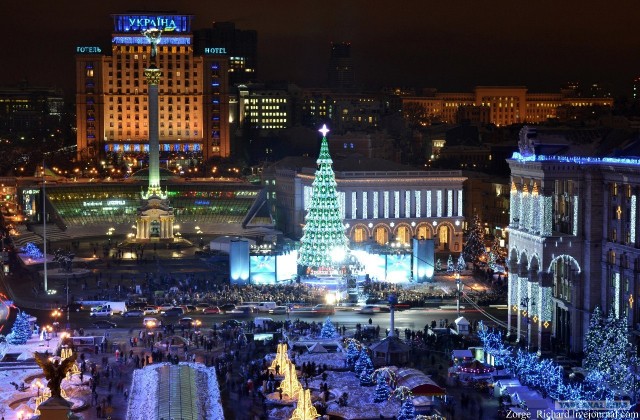 Вот так выглядит центр города в котором я живу....