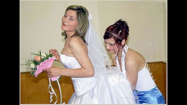 Забавные свадебные фото