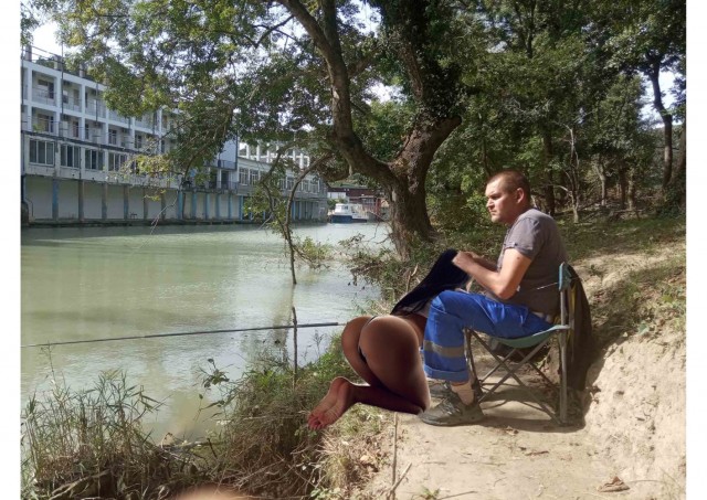 Фотожаба про рыбака "Улов"