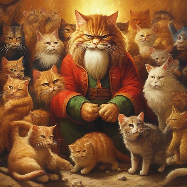 Удивительные приключения котиков в нейросети. К котовторнику