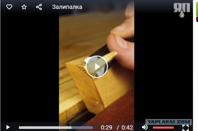 Правильно заточенная стамеска