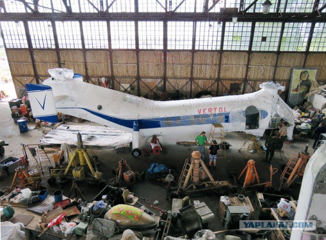 Отстойник повреждённой авиационной техники