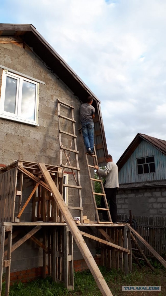 Стройка дачи с баней. Итог за 2017-2019г.