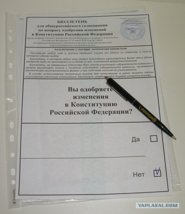 ОбщеЯповское голосование по поправкам к Конституции России