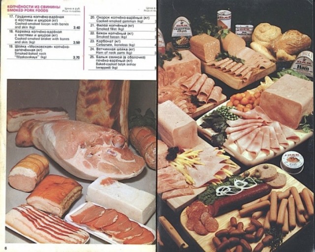 Импортные продукты в СССР