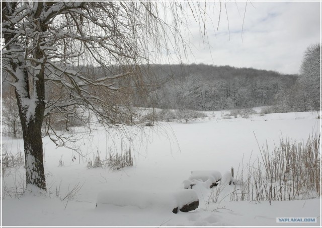 Крым. Терновка. Зимние дороги.
