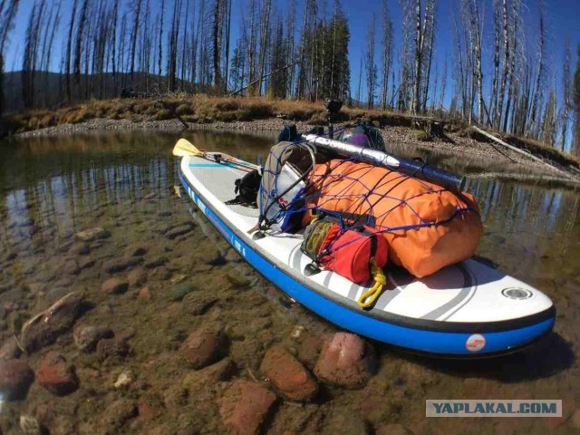Немного усилий и погнал по воде, аки по суху