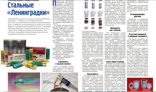 Пули обратной стреловидности